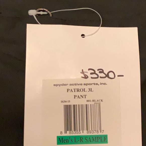 Spyder Men’s Patrol 3L Pant - Black - Large Reg length - Picture 9 of 14